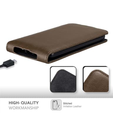 LG G2 Flipfodral Skal (Brun)