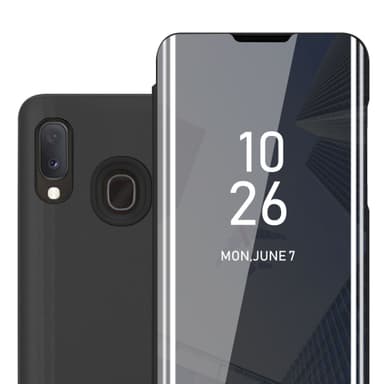 Samsung Galaxy A10e / A20e Plånboksfodral Skal (Svart)