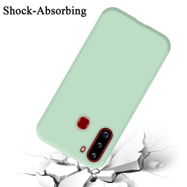 Samsung Galaxy A21 Skal Fodral Case (Grön)