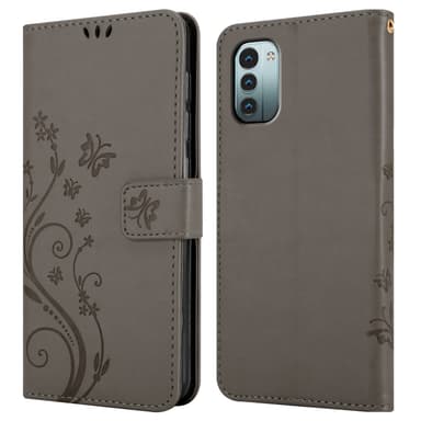 Nokia G11 / G21 Plånboksfodral Skal (Grå)