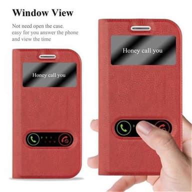 Samsung Galaxy S3 / S3 NEO Plånboksfodral Skal (Röd)