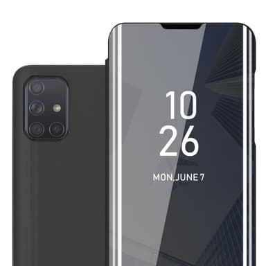 Samsung Galaxy A71 4G Plånboksfodral Skal (Svart)