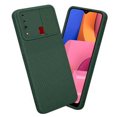 Skal Samsung Galaxy A20s Fodral Case (Grön)