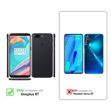 OnePlus 5T Plånboksfodral Skal (Blå)