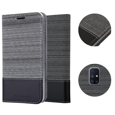 Samsung Galaxy M51 Plånboksfodral Skal (Grå)