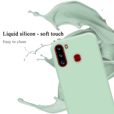 Samsung Galaxy A21 Skal Fodral Case (Grön)