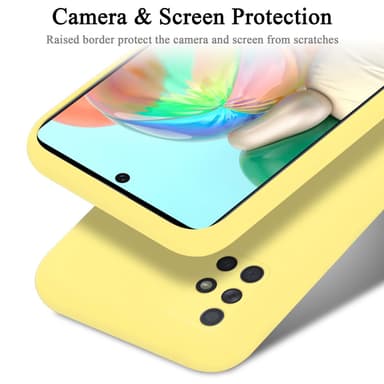 Samsung Galaxy A51 4G / M40s Skal Fodral Case (Gul)