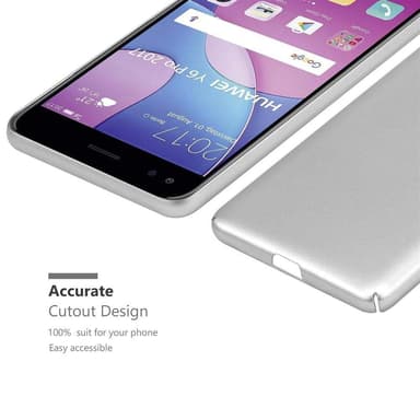Huawei Y6 PRO 2017 Skal Fodral Case (Silver)
