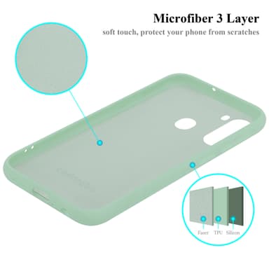 Samsung Galaxy A21 Skal Fodral Case (Grön)