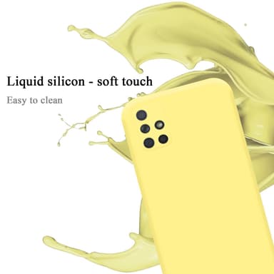 Samsung Galaxy A51 4G / M40s Skal Fodral Case (Gul)