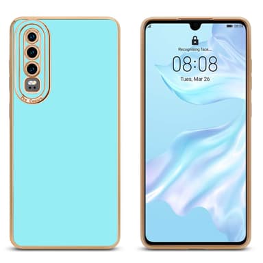 Huawei P30 Skal Fodral Case (Turkos)