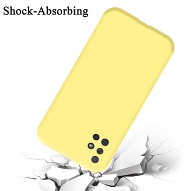 Samsung Galaxy A51 4G / M40s Skal Fodral Case (Gul)