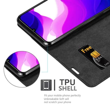 Xiaomi Mi 10 LITE Skal Fodral Case (Svart)