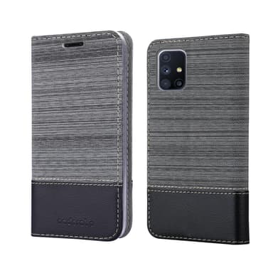 Samsung Galaxy M51 Plånboksfodral Skal (Grå)