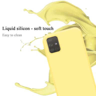 Samsung Galaxy A51 4G / M40s Skal Fodral Case (Gul)
