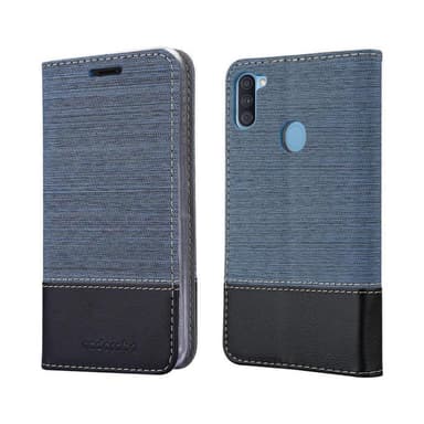 Samsung Galaxy A11 / M11 Plånboksfodral Skal (Blå)