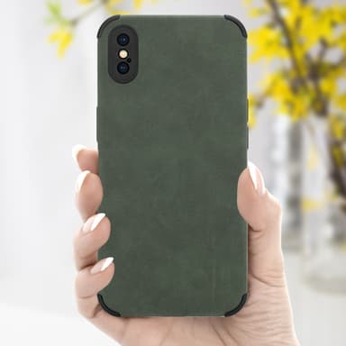 Skal iPhone XS MAX Fodral Case (Grön)