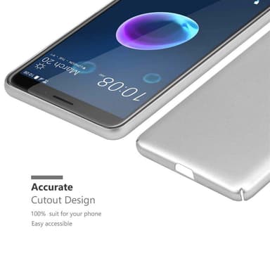 HTC Desire 12 Skal Fodral Case (Silver)