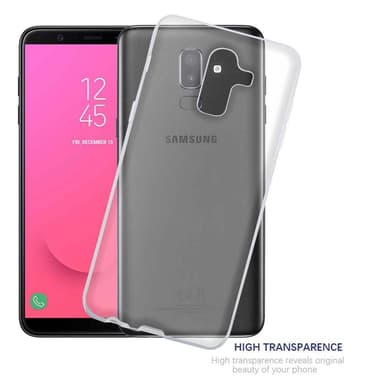 Samsung Galaxy J8 2018 Skal Fodral Case (Transparent)