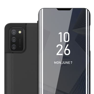Samsung Galaxy A02s Plånboksfodral Skal (Svart)