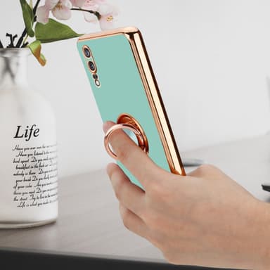 Huawei P20 Skal Fodral Case (Turkos)