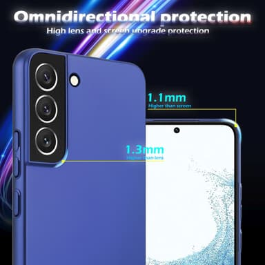 Samsung Galaxy S22 PLUS Skal Fodral Case (Blå)