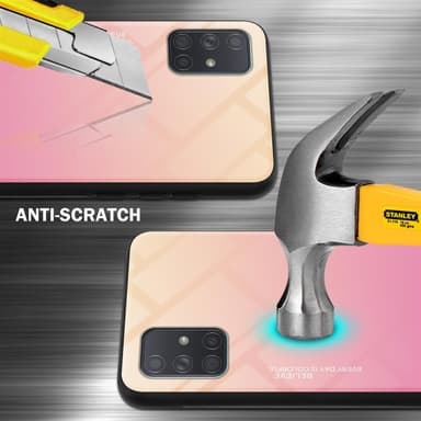 Samsung Galaxy A71 4G Skal Fodral Case (Svart)