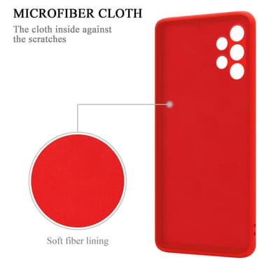 Skal Samsung Galaxy A32 4G Fodral Case (Röd)