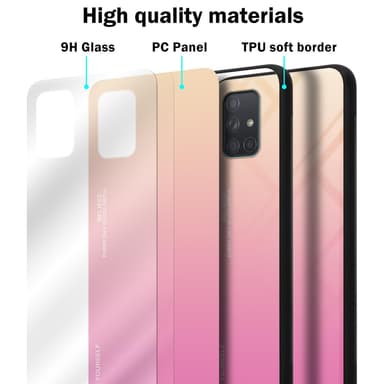 Samsung Galaxy A71 4G Skal Fodral Case (Svart)