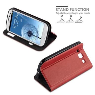 Samsung Galaxy S3 / S3 NEO Plånboksfodral Skal (Röd)