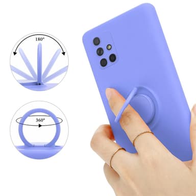 Skal Samsung Galaxy A51 4G / M40s Fodral Case (Lila)