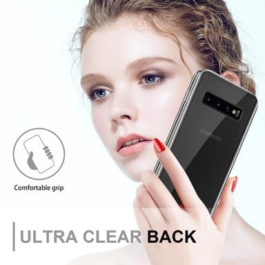 Skal Samsung Galaxy S10 4G Fodral Case (Transparent)