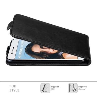Huawei NOVA 2 Flipfodral Skal (Svart)