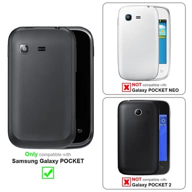 Samsung Galaxy POCKET Skal Fodral Case (Brun)