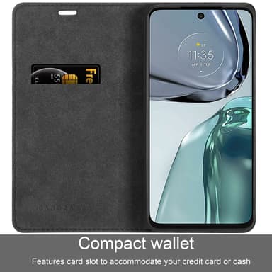 Motorola MOTO G62 5G Skal Fodral Case (Svart)