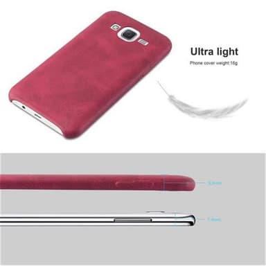 Samsung Galaxy J5 2015 Skal Fodral Case (Röd)