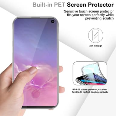 Skal Samsung Galaxy S10 4G Fodral Case (Transparent)