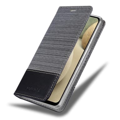 Samsung Galaxy A12 / M12 Plånboksfodral Skal (Grå)
