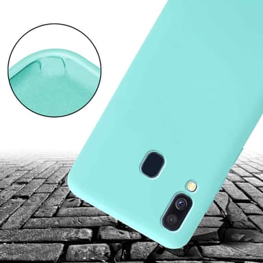 Samsung Galaxy A40 Skal Fodral Kedja (Turkos)