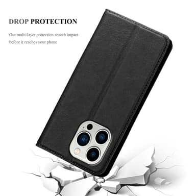 iPhone 14 PRO MAX Skal Fodral Case (Svart)
