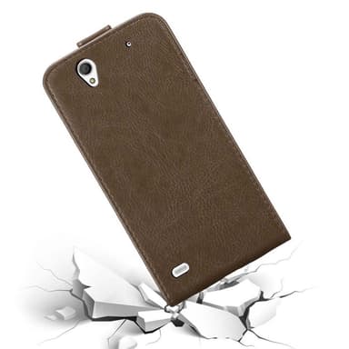 Sony Xperia C4 Flipfodral Skal (Brun)