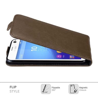 Sony Xperia C4 Flipfodral Skal (Brun)