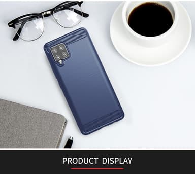 Samsung Galaxy A42 4G Skal Fodral Case (Blå)