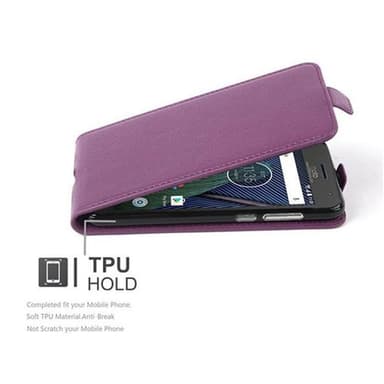 Motorola MOTO G5 PLUS Flipfodral Skal (Lila)