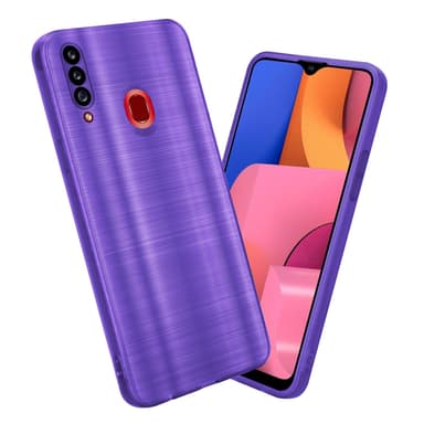 Samsung Galaxy A20s Skal Fodral Case (Lila)