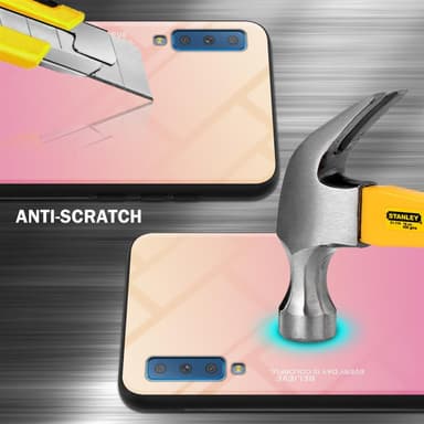 Samsung Galaxy A7 2018 Skal Fodral Case (Svart)