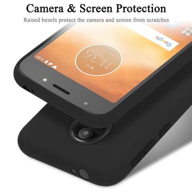 Motorola MOTO E5 PLAY GO Skal Fodral Case (Svart)
