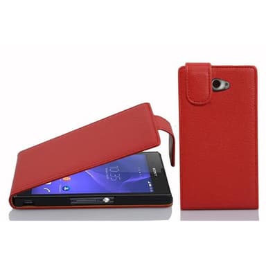 Sony Xperia M2 / M2 AQUA Flipfodral Skal (Röd)