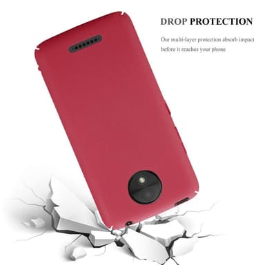 Motorola MOTO C PLUS Skal Fodral Case (Röd)