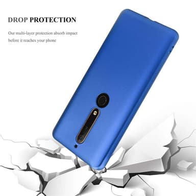 Skal Nokia 6.1 Fodral Case (Blå)
